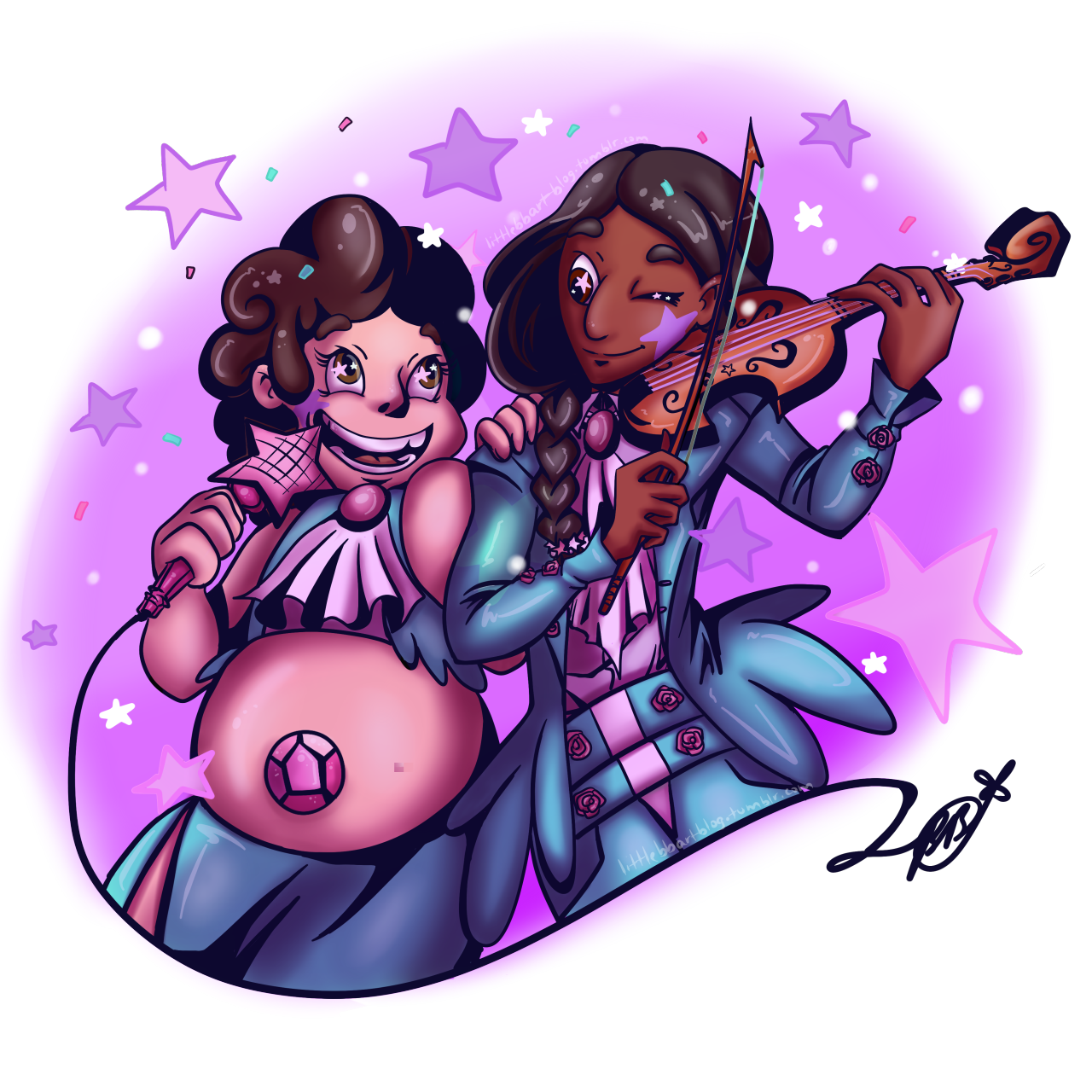 littlebbartblog:  Steven and Connie: by littlebbartblog I bet the two would of made