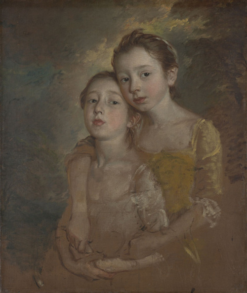 my18thcenturysource: Mary and Margaret Gainsborough Thomas Gainsborough had favourite subjects to pa