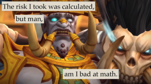 spartanlocke: Battle For See Who Can Have The Worst DayBonus Khadgar (cause the mood hasn’t stopped 