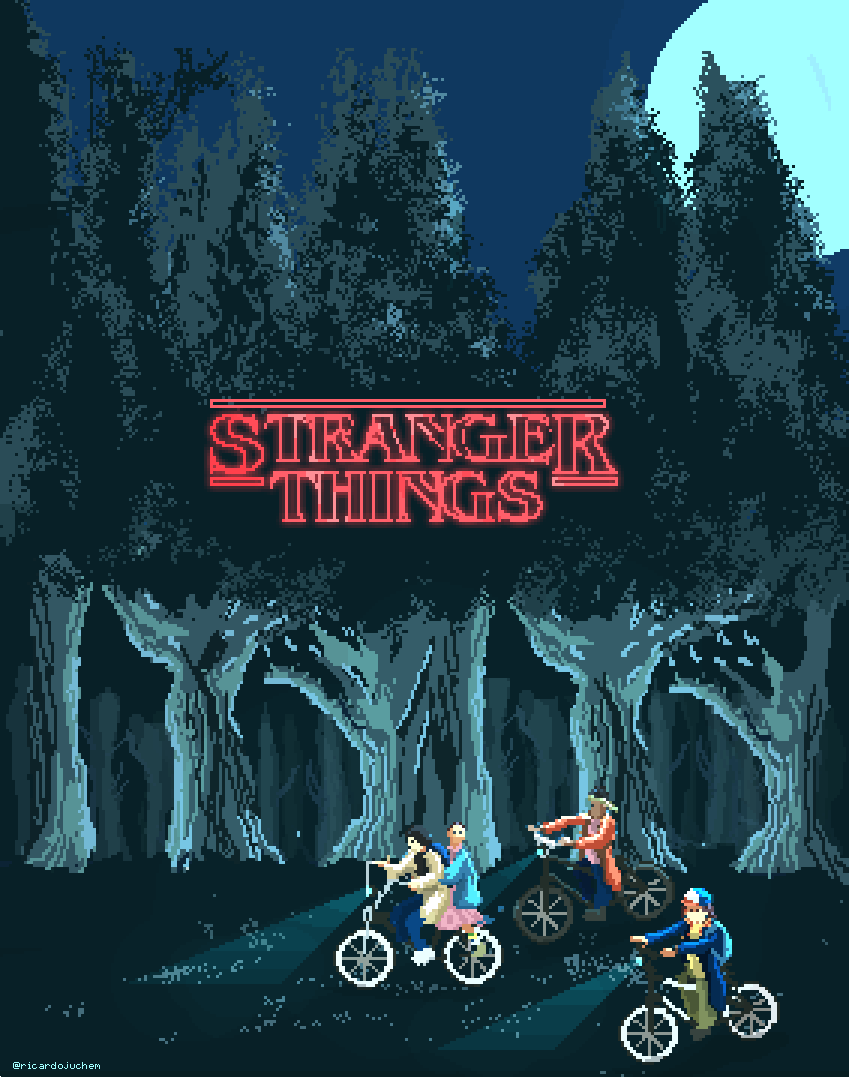 Stranger Things - Pixel Art
Created by Ricardo Juchem