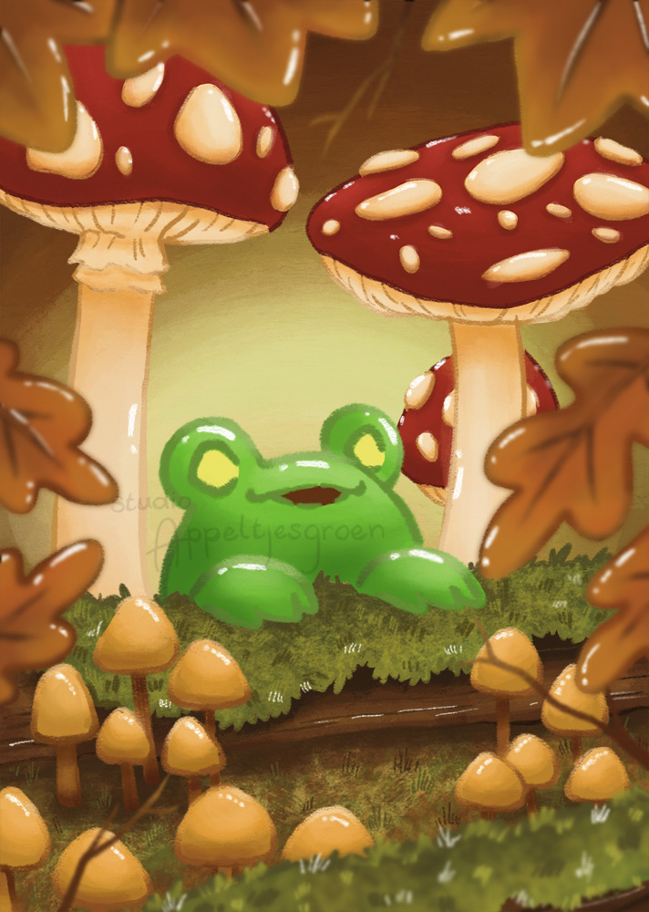 Mushroom frog HD wallpapers  Pxfuel