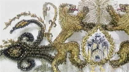 blondebrainpower:  Michelle Carragher - Time Lapsed Embroidery for Game of Thrones