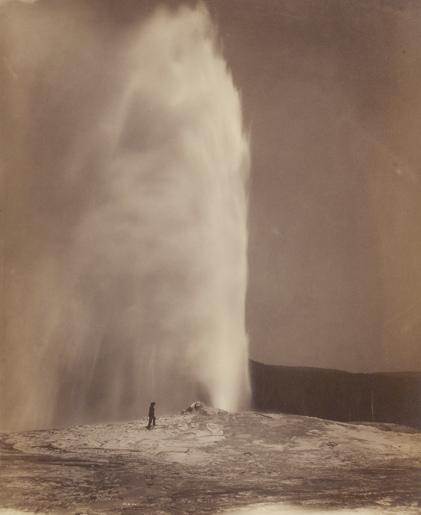 thegetty:
“ Art changes the world.
A journey into Yellowstone Valley required days of arduous travel via rail stagecoach and mule train in the 1870s. Moved by images like this one by Jackson, the government designated the area a national park in...