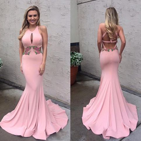 promdresses-dreamprom:  pink mermaid long prom dress get this dress here>>>>>>