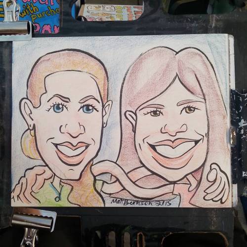 Doing Caricatures at Dairy Delight! #mattbernson adult photos