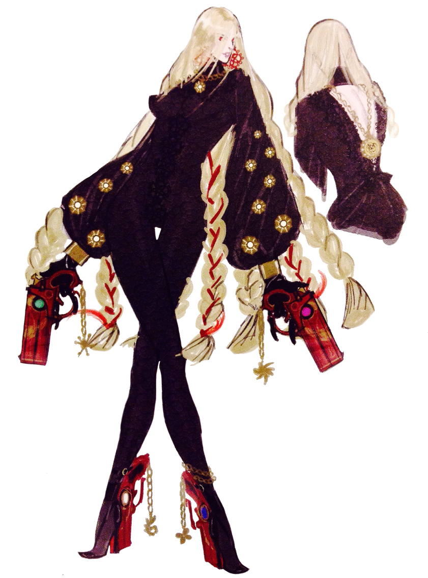 bleachrocks28:  Bayonetta’s character design 4/?