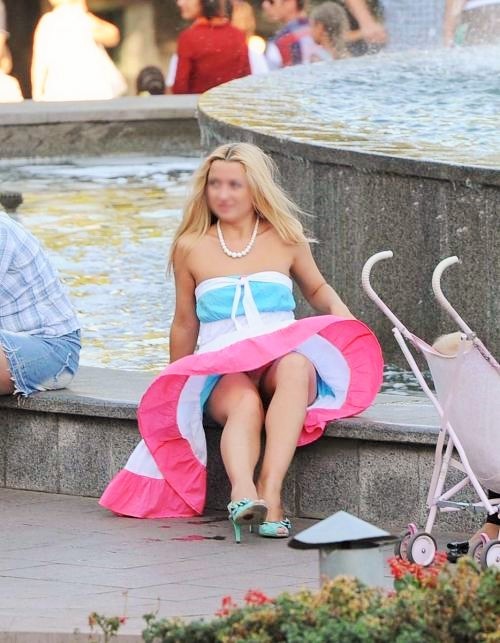 Collection of Accidental and some intentional upskirt pictures.