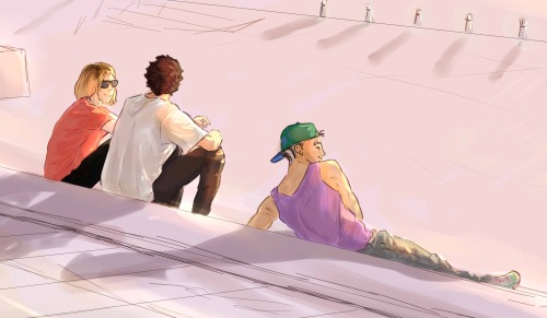 amalasdraws:    Brand it, since his first kickflip he land itLabeled a misfit, abandonedCa-kunk, ca-kunk, kunkHis neighbors couldn’t stand it, soHe was banished to the parkStarted in the morning wouldn’t stop till after dark [x] 
