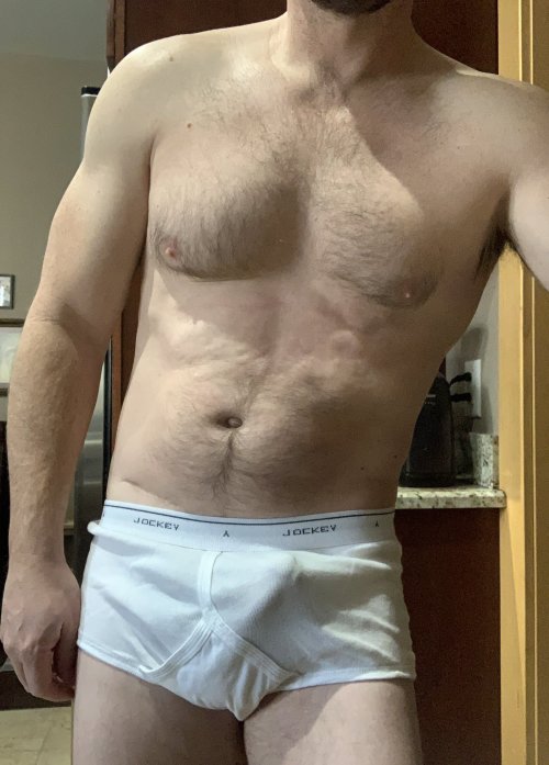 arekharlow: kaptivlockedchallenge: Masculine underwear for a masculine body I love this cock with wh