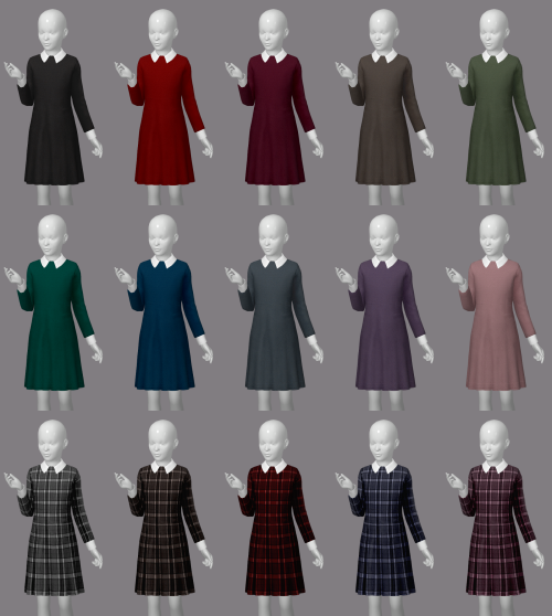 Child Dress N2- hq compatible- bgc- new mesh (ea’s meshes edit)- 15 swatches - normal map- all lods-