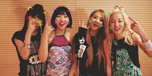 koreankitties:  2NE1 requested by hanibaramm Admin T.