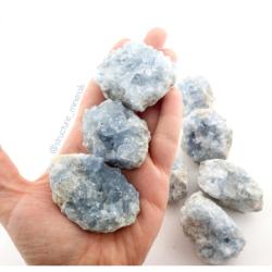 structureminerals:  Celestite raw stones Ů-8 each, now available in the shop: StructureMinerals.com