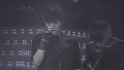  Myungsoo’s stare ft. his tongue 