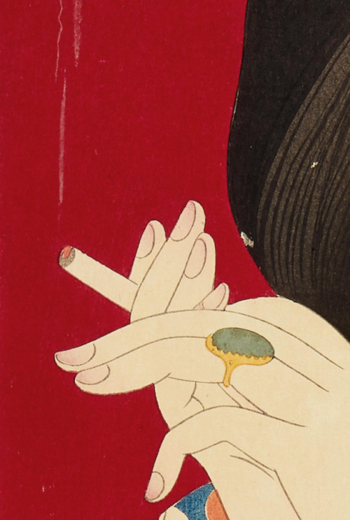 Kobayakawa Kiyoshi (1896-1948) Ichi, Horoyoi (No. 1, Tipsy), from the series Kindai jiseiso no uchi 