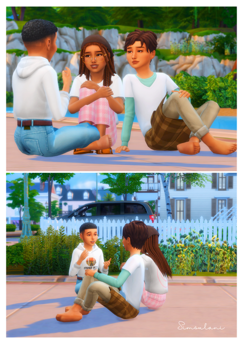 #243 Pose Pack - Friends Poses Children (free 8 June)•  6 posesAndrews Pose Player  Teleport any sim