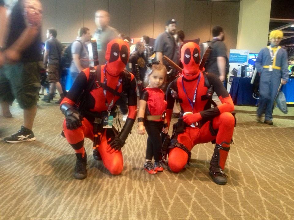 decepticonsensual:  gamewiregirl:  This is Princess Dead Pool. My 3 year old told