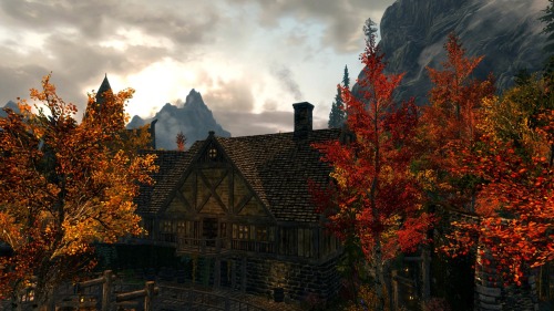 azuras-evve: Autumn feeling in Riften.