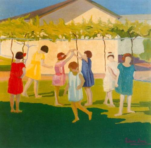 svrrealist: Petrona Viera (1895-1960)Recreo (Recess) Oil on cloth 86 x 90 cm