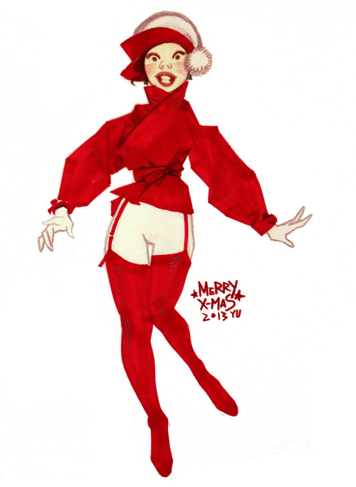 yudori: Christmas pin-ups 2013