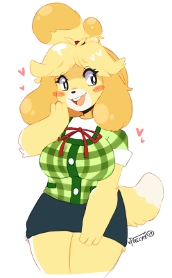 pixelyteart:  Curvy Is InCurvy Isabelle is