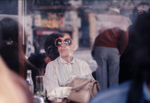 killerbeesting: Winston Vargas, Reflection, Figaro Cafe, NYC 1967