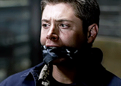 jaredandjensen: Dean + Tied Up