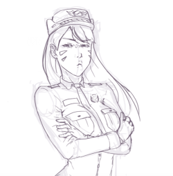 WIP of D.VA playing Bad Cop.  You can watch