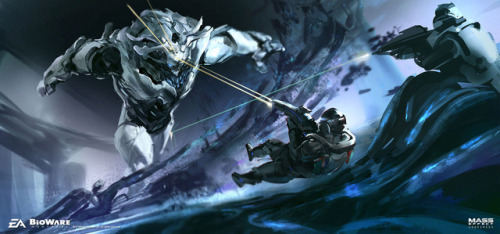benlo0:  Concept art done for Mass Effect Andromeda - Early alien exploration sketches
