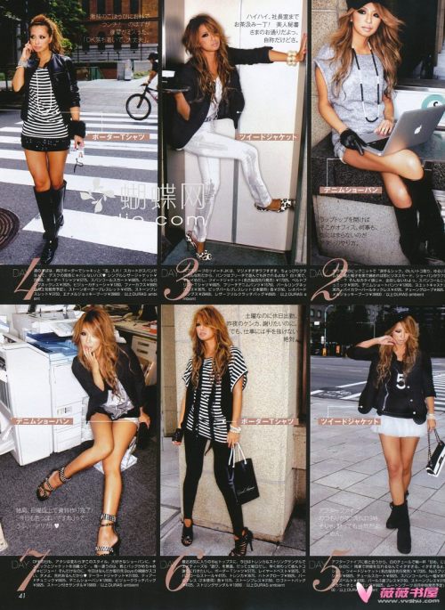 shibuyagals: BLENDA Black from October 2009 issue 