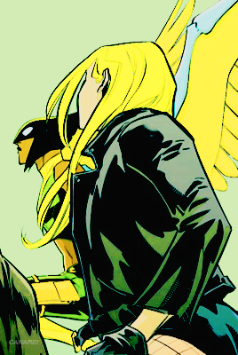 canarei: Dinah Lance/Black Canary + Oliver Queen/Green Arrow + Kendra Saunders/Hawkgirl| Justice Lea