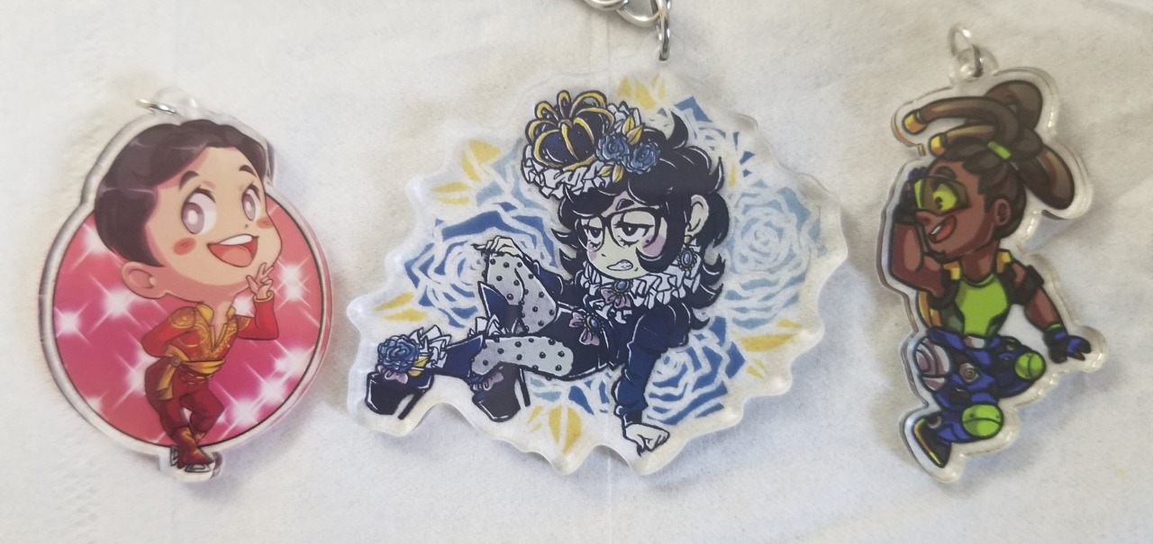 Broadcast Jockey Acrylic Charm