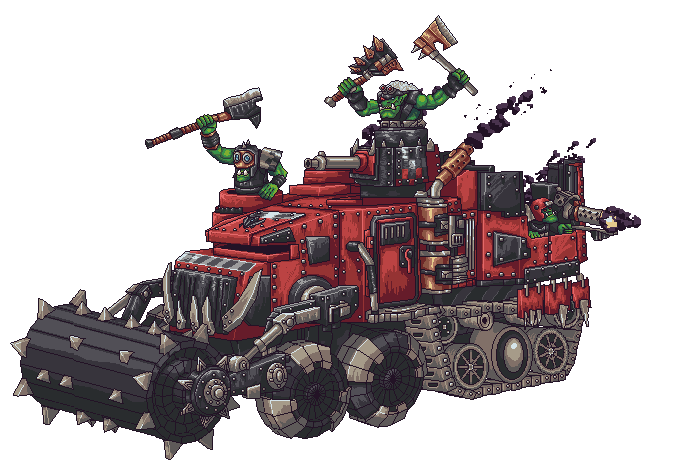 avalu40k:  “Whose leg do I have to hump to get a post with the complete 40k pixelart