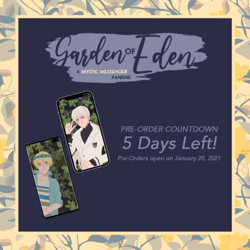 mysmezine: There are just 5 days left before pre-orders for the Our Garden of Eden: A Mystic Messeng