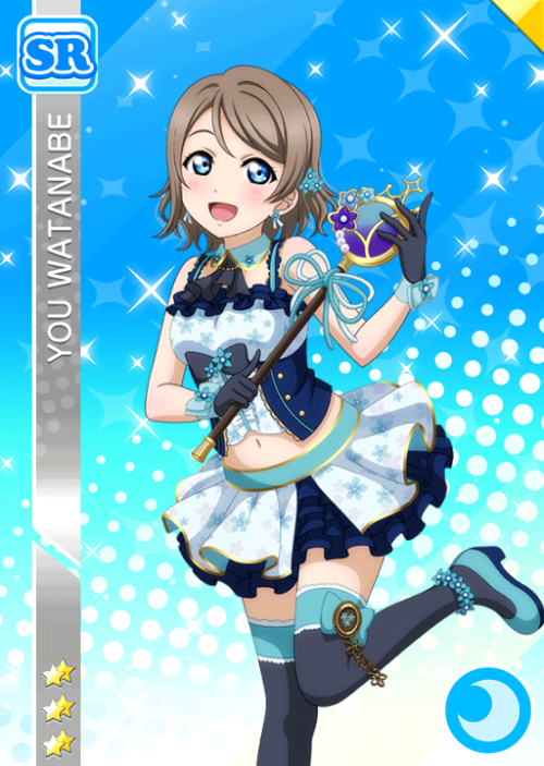 New “Flower” themed cards added to JP Aqours Honor Student scoutingWatanabe You Cool SR “信じあう心”Ohara