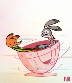 fluttershythekind: Awkward Vacation pt 4 aka You Spin Me Round Full res: http://fluttershythekind.deviantart.com/art/Awkward-Vacation-pt-4-aka-You-Spin-Me-Round-690559823 Poor Nick and Judy continue to have just the worst time running around The Magic