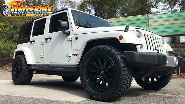 RimTyme Custom Wheels & Tires — Jeep Wrangler sitting on 20” Fuel Off-Road  Blitz...