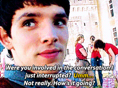 thegreymoon:mr-and-mr-pendragon:colinmorgan:I actually laughed out loud at this  @quothme Yeah, defi