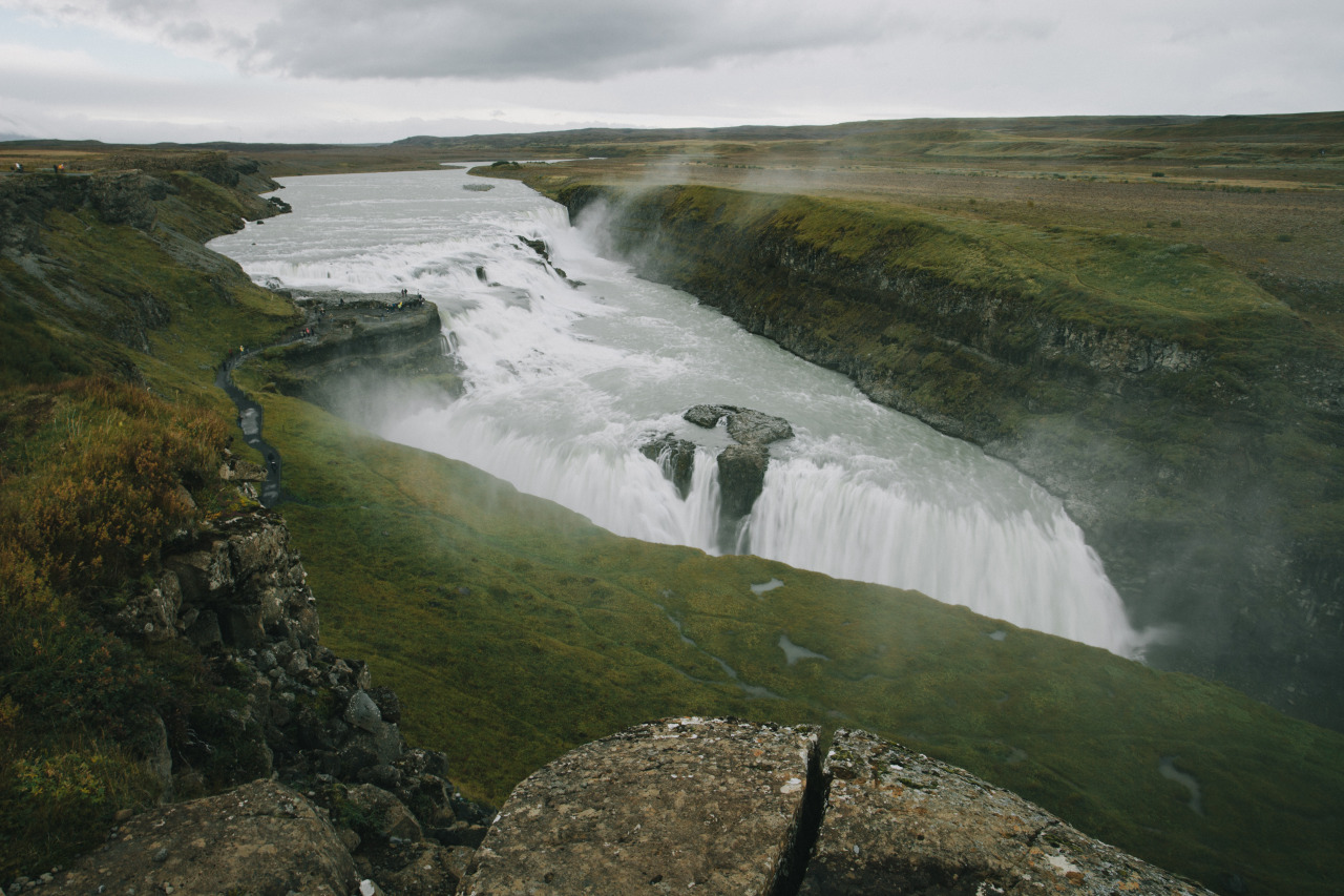 Gullfoss. South Iceland.