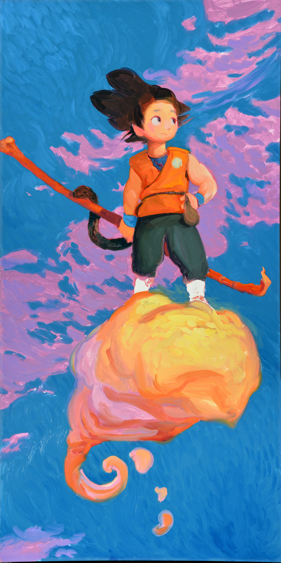 theonides:  Obnoxiously High Res Photos. “Wonderboy WIP” 22 x 42 in Here’s