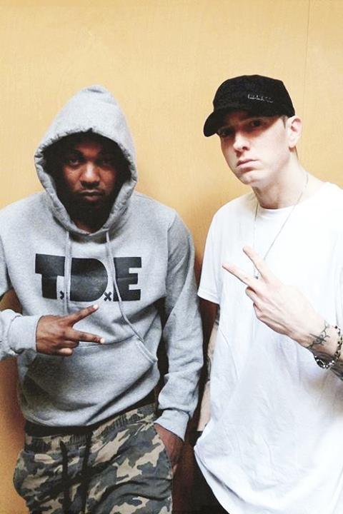 hiphopfightsback:  Kendrick Lamar & Eminem 