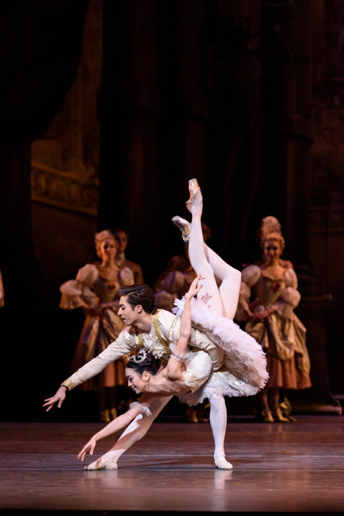 Akane Takada and James Hay in The Sleeping Beauty, Royal Ballet, December 2016. © Bill Cooper.The gr