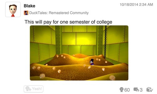 Blake from MiiVerse is the gift that keeps adult photos