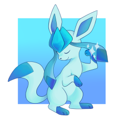 robosylveon:glaceon is sparkly for it is