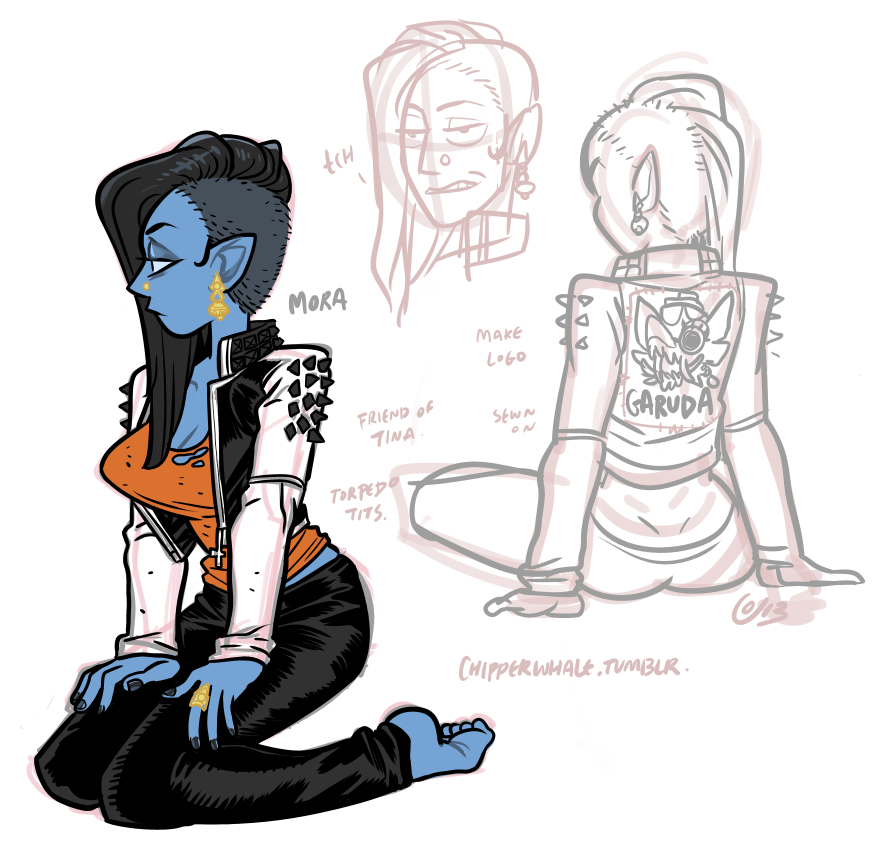 shugarskull:  chipperwhale:  The final form for Mora has surfaced, and I like it.