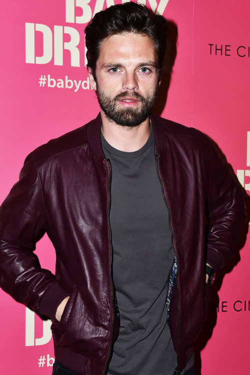 Sebastian Stan attends the ‘Baby Driver’ New York premiere, June 26, 2017. (x)
