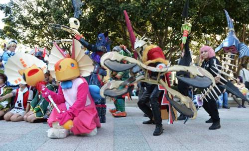 globalmonsterhunters:3rd Annual Monster Hunter Gathering @ Anime Expo 2015 ~ Group Photo (Photos tak