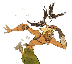 coconutmilkyway:  EVERYONE GO GOOGLE ‘MAGPIE HELMET’ and read about Australian magpie swooping it is essential to understand this complex imagery  blizzard pls give me a magpie protection gear skin for Junkrat. please I need this. i need it to live