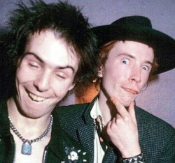 old-rock-music:  Sid and Johnny