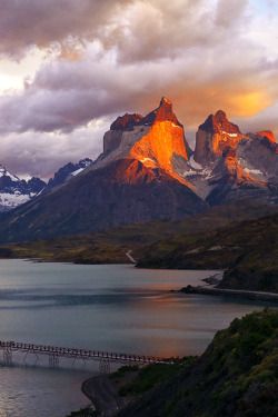 satakentia: AlpenglowTorres del Paine National Park, Patagonia, Chile by photochoi 