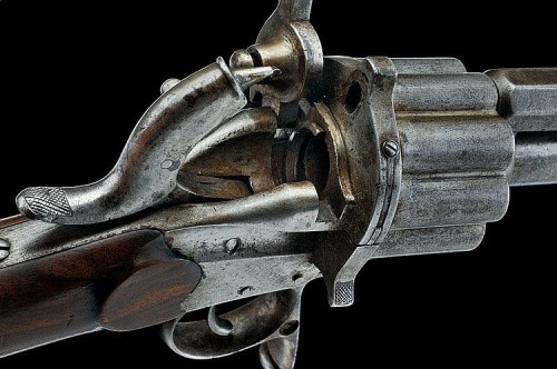 Rare LeMat revolver rifle, mid to late 19th century.